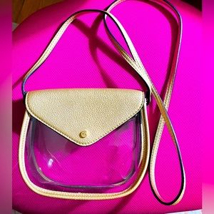 KL clear cross body bag